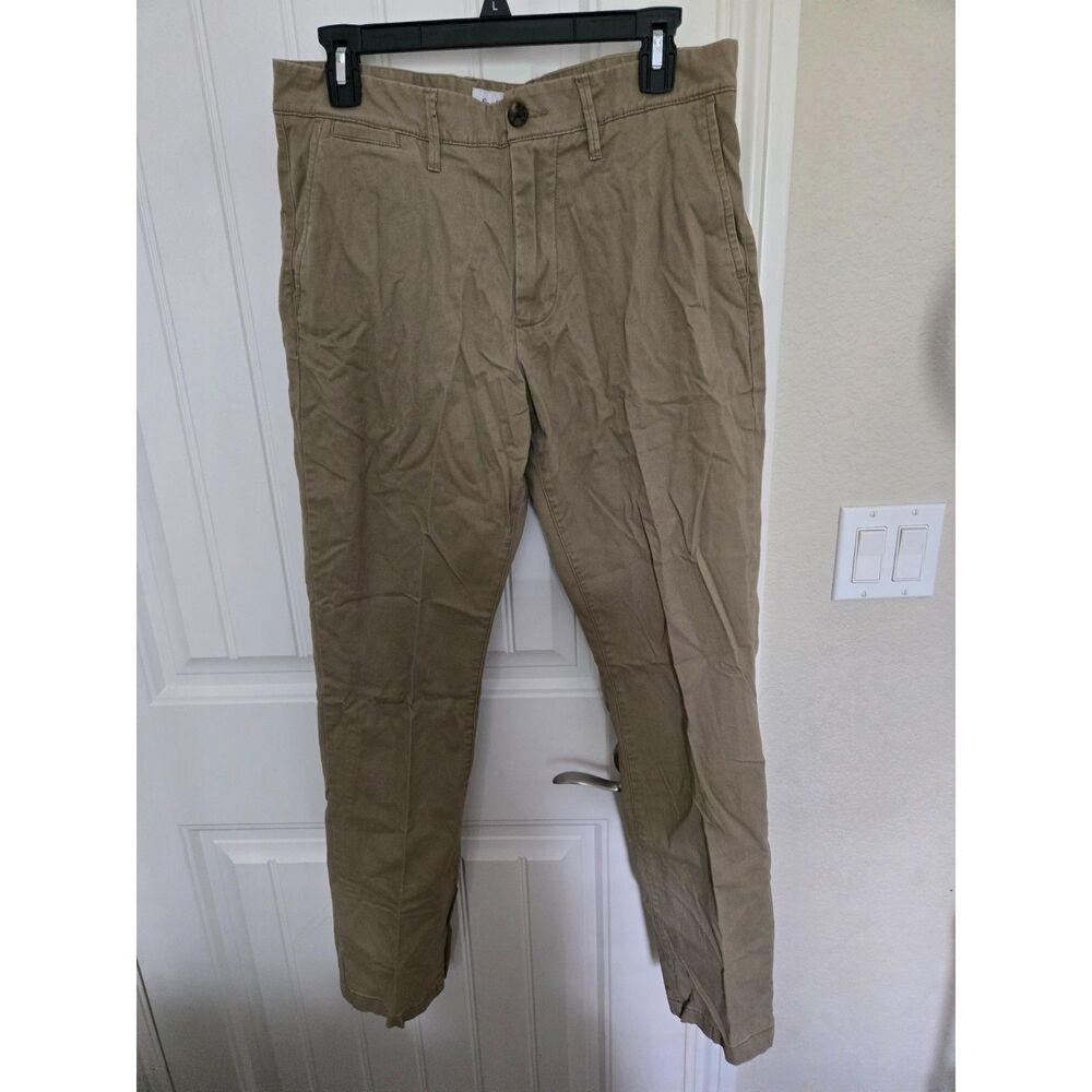 Goodfellow & Co Men’s 32x32 Hennepin Chino Pants Khaki Tan Slim Stretch Casual